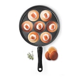 thumbnail of Excelsa sartén Disco Cook de aluminio con 7 compartimentos 46x29x8 cm negra