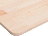thumbnail of vidaXL Waschtischplatte 100x50x1,5 cm Massivholz Unbehandelt