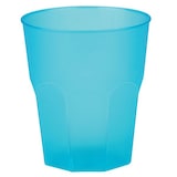 thumbnail of 840 Mehrweg Becher türkis blau Plastikbecher 250ml Wiederverwendbar Frost bunt