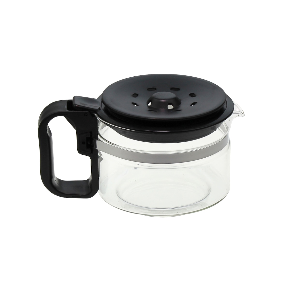 WPRO 484000000318 Universal-Glaskanne 9-12 Tassen H105-124mm für Kaffeemaschinen