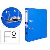 thumbnail of Archivador De Palanca Liderpapel Folio Documenta Forrado Pvc Con Rado Lomo 75Mm Azul Compresor Metalico