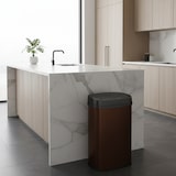 thumbnail of Kitchen Move Automatische rvs prullenbak MAJESTIC Corten 58L Roestvrij staal Bruin