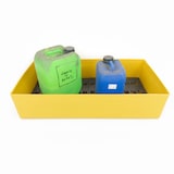 thumbnail of Bac de rétention 57l avec caillebotis - plast'up rotomoulage - JAUNE