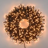thumbnail of Guirlande Boa 6cm 30M 1500 Led ambré lumière fixe câble vert 30V Lotti