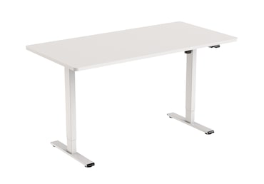 SIGMA Scrivania ET114GIB, truciolare, 160 x 80 cm, regolabile elettricamente in altezza, bianco