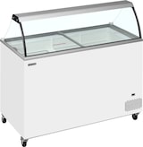 thumbnail of TEFCOLD Speiseeisvitrine IC401SC+SO 401l Weiß