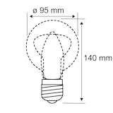 thumbnail of Paulmann Filament 230 V Globe LED G95 E27  806lm 7,5W 2700K  Clair 28957
