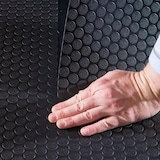 thumbnail of Arquiservi - Suelo en Rollo Goma círculos 3MM 1X15 (15M2) Suelo Industrial Resistente para talleres, garajes y comercios