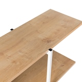 thumbnail of Estantería abierta de diseño con 5 niveles color blanco y estructura roble