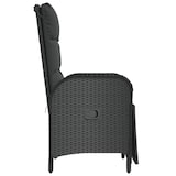 thumbnail of vidaXL Garten-Relaxsessel mit Kissen 2 Stk. Poly Rattan Schwarz