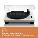 thumbnail of LENCO LS-50GY Plattenspieler mit int. Lautsprechern, grau.