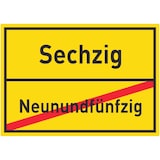 thumbnail of Sechzig Neunundfünfzig Aufkleber Ortsaufkleber A4 (210x297mm)