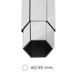 thumbnail of Professioneller faltbarer Aluminiumpavillon mit sechseckiger Struktur, Market-Pro 3X3, weiß, wasserdicht