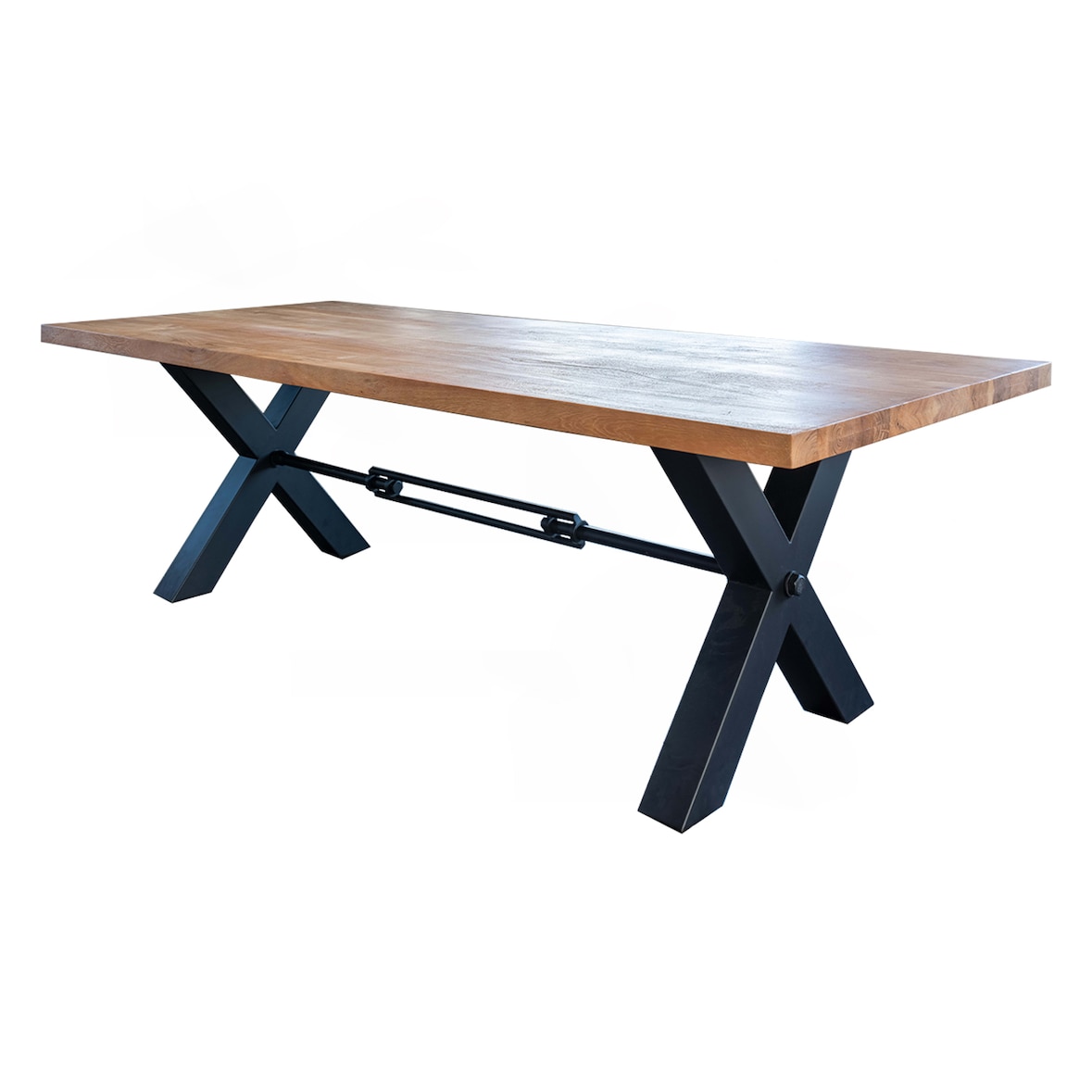 KAWOLA Esstisch PALO Akazie massiv Gerade Kante 280x100cm