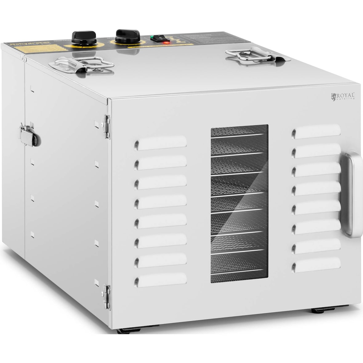 Royal Catering Deshidratador de alimentos - 1000 W - 10 insertos