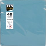 thumbnail of Pronappe - Réf.SV623828I - Carton de 1200 Serviettes ouate 2 plis - papier micro gaufré - 38 X 38 cm - 30 paquets de 40 serviettes Turquoise