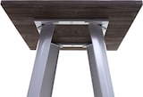 thumbnail of Stehtisch inkl. Holz-Tischplatte | HxBxT 107x60x60cm | Metall Industriedesign FSC®| Grau | Bistrotisch Bartisch
