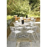 thumbnail of Mesa Bolero madera de fresno tapa cuadrada 60cm, 1 pata