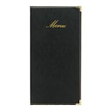 thumbnail of Securit® Portamenu A45 "Classic" - Nero - Similpelle - 4 facciate