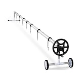 thumbnail of Uniprodo Rullo avvolgitore per piscina - da 4,2 a 5,2 m - mobile - acciaio inox - 8 cinghie incluse