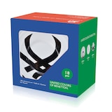 thumbnail of Benetton - Set 18Pcs Vajilla Porcelana Diseño Logo Estampado Negro