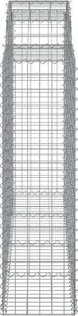 thumbnail of vidaXL Gabionen mit Hochbogen 13Stk. 200x50x140/160cm Verzinktes Eisen