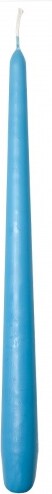 Sovie CANDLES Spitzkerzen Premium Ø 2,2 cm x H 28 cm in Aquablau, Brenndauer ca. 10 Std., 24 Stück - Tafelkerzen