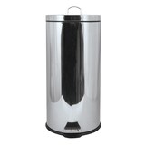 thumbnail of WellHome - Pattumiera da bagno 30L con pedale in acciaio inox Ø29x64,5 cm - PBA