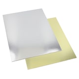 thumbnail of 25 Tortenplatten eckig 0,3 cm x 30 cm x 40 cm gold/silber