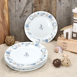 thumbnail of Neptun 6er Set Kuchenteller Porzellan 6 Pers Dessert-Teller maritim Anker