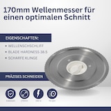 thumbnail of Sommertal Allesschneider AS170 150W Edelstahlmesser mit Wellenschliff,klappbar, platzsparend