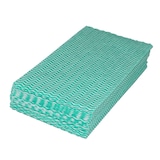 thumbnail of Grüne Welle, Universaltücher mit Textilcharakter, grün-weiß, 55 % Viskose, 45 % Polyester, ca. 50x38 cm, 100 Tücher