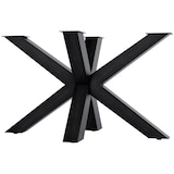 thumbnail of Pieds de table Harlan Noir aspect industriel/120x68x71 cm