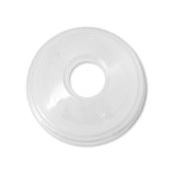 thumbnail of greenbox - rPET-Domdeckel Ø 95 mm, Halmloch, 100 St.