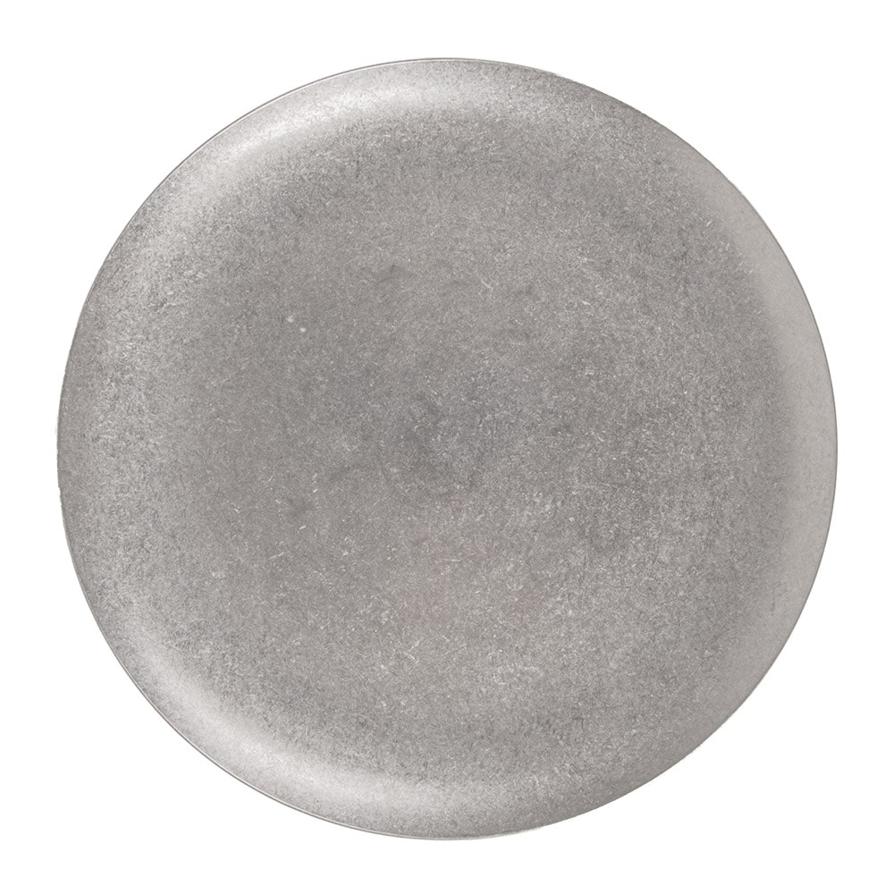 Garcia de Pou 10 Unità - Piatti Piani 'Artinox' Ø21X1,5 Cm Argento Acciaio Inox