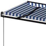 thumbnail of vidaXL Markise Automatisch Einziehbar 450x350 cm Blau und Weiß