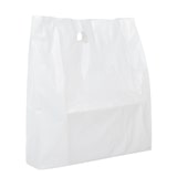 thumbnail of Weiße Plastiktasche ausgeschnittene Griffe aus HDPE 58 + 10 x 65 cm je 300 - Gimex