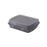 thumbnail of greenbox - Mehrweg Menübehälter" Häppy-Box" 24,5 x 20 x 4,5 cm, HP4, Pfeffer / grau, 15 St.