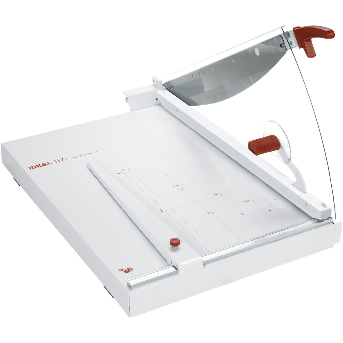 Ideal 1171 Schneidemaschine, Hebelschneider, Papierschneider (506 x 765 mm, Schnittlänge 710 mm, 40 Blatt Kapazität)