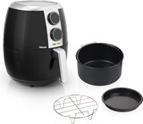 thumbnail of TRISTAR Freidora de aire, volumen 3.5 L, 1500 W, panel de control analógico, temporizador y temperatura 80-200 °C, negro y gris