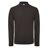 thumbnail of Polo homme ID.001 manches longues Noir 3XL 100% Coton