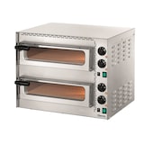 thumbnail of Forno elétrico duplo para pizzas em aço inoxidável - Mini Plus 2 - 3,4 kW - Bartscher. Bartscher