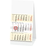 thumbnail of Dreimonats-Tischkalender 702 9,7x19cm 3 Monate/Seite 2026.