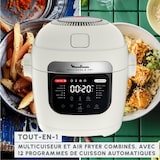 thumbnail of MOULINEX multicuiseur + airfryer 6l 1200w beige mz7311f0