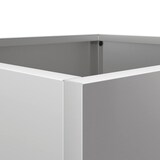 thumbnail of vidaXL Pflanzkübel Silbern 42x40x39 cm Verzinkter Stahl