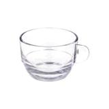 thumbnail of MONOUSO - Tazza Riutilizzabile SAN “Cappuccino” Trasparente 166ml (6 Pezzi)