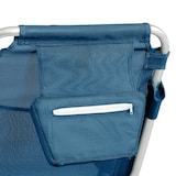 thumbnail of Fauteuil clic clac des plages en polyester bleu lazuli