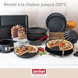 thumbnail of Zenker 3-tlg. Pizza Set Pizzaform Backblech Pizzaschneider Antihaftbeschichtung