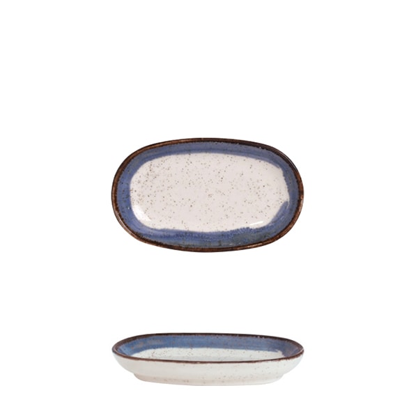 Rabanera Oval Candem Azul Orgánico 12x7cm 36 unidades