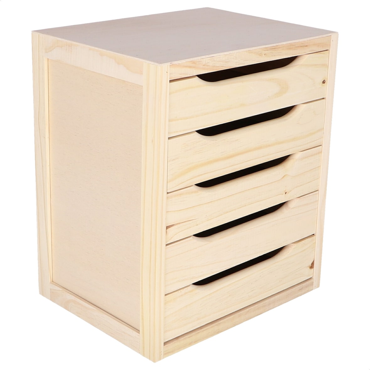 MUEBLEAR - Cajonera 5 cajones sin barniz